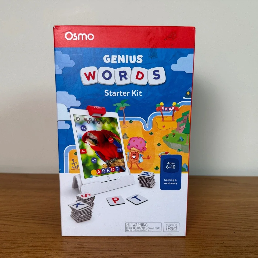 Osmo Genius Words Starter Kit Educational Spelling Game for iPad Ages 6-10